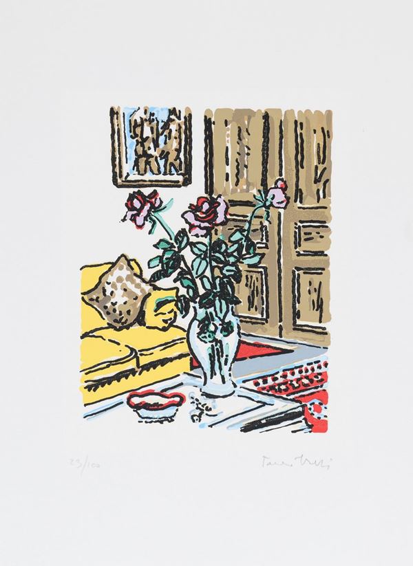 CARTELLA LE STANZE FIORITE DI ORFEO TAMBURI, 1984