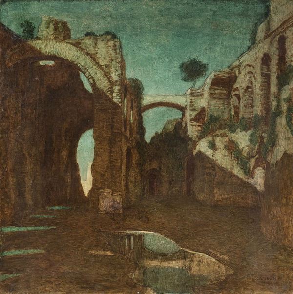 DIPINTO PALATINO DI GLAUCO CAMBON