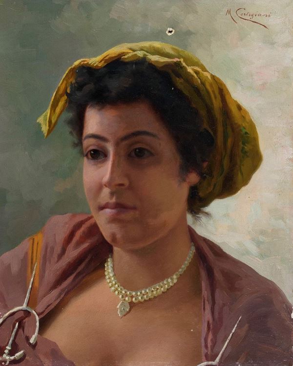 DIPINTO POPOLANA DI MICHELE CORTEGIANI