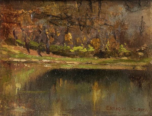 DIPINTO PALUDE DEL NOVECENTO