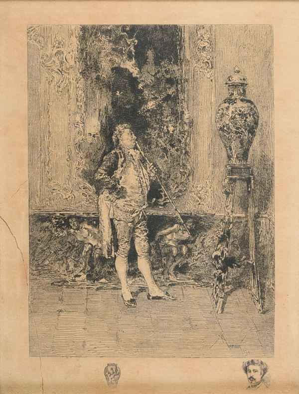 STAMPA IL COLLEZIONISTA DI MARIANO FORTUNY