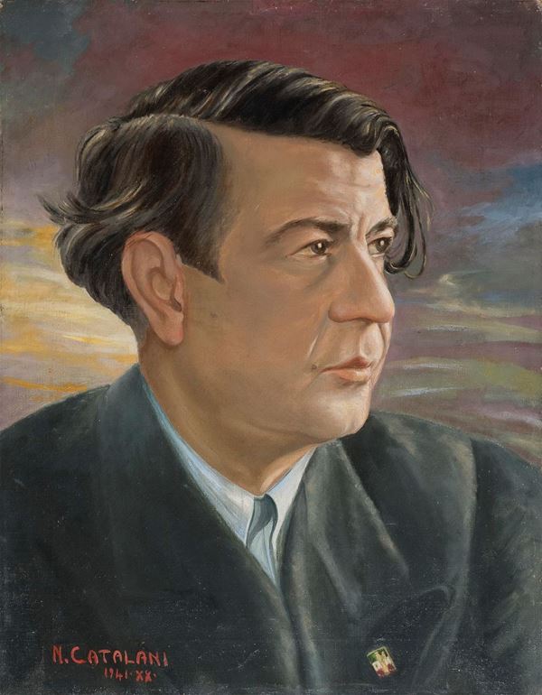 ROTRATTO DI UOMO F.TO N. CATALANI