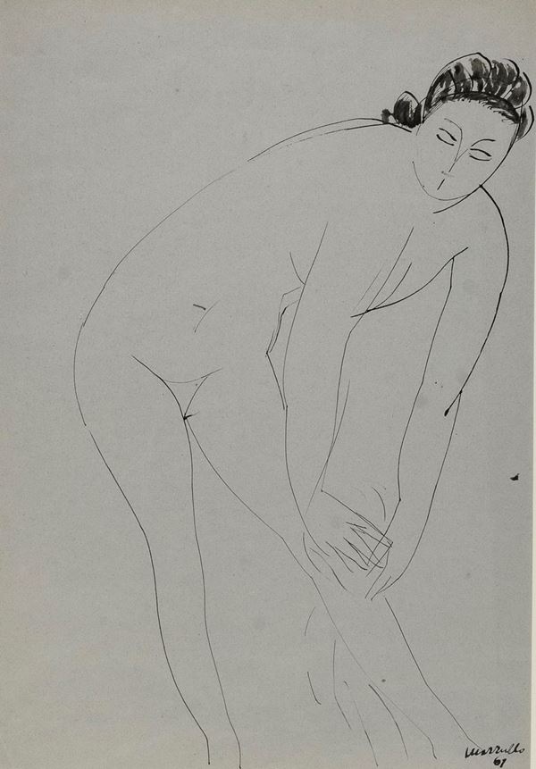 DISEGNO NUDO DI GIUSEPPE MAZZULLO
