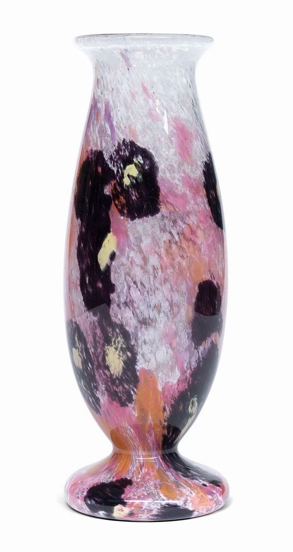VASO IN VETRO, PROBABILMENTE SCHNEIDER ANNI &#39;30