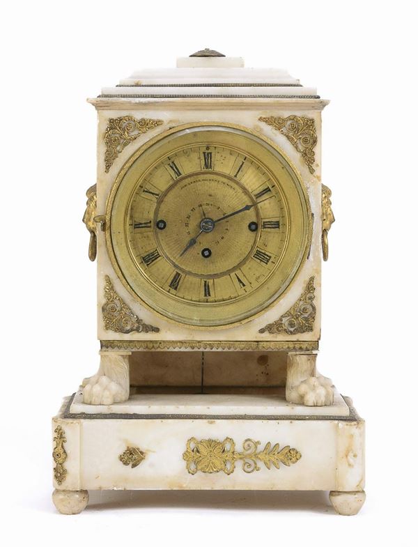 OROLOGIO IN ALABASTRO, PERIODO IMPERO