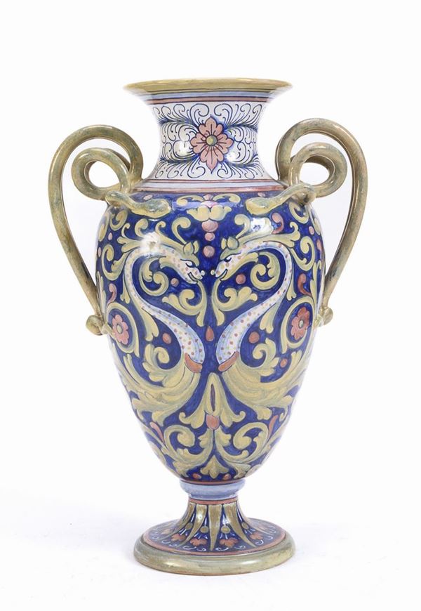 VASO IN CERAMICA, A. RUBBOLI GUALDO TADINO
