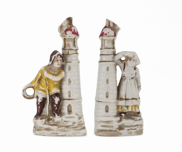 COPPIA DI PICCOLI GRUPPI STAFFORDSHIRE