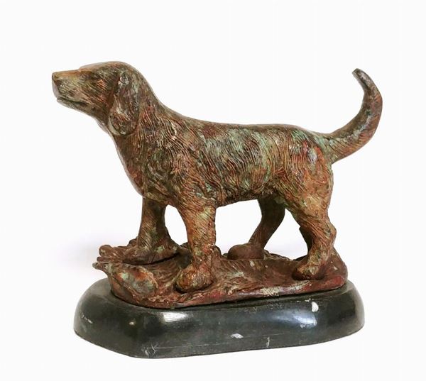 SCULTURA DI CANE SETTER