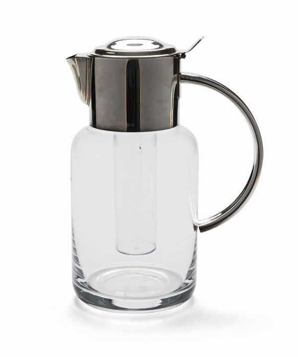 BROCCA IN VETRO E SILVERPLATE