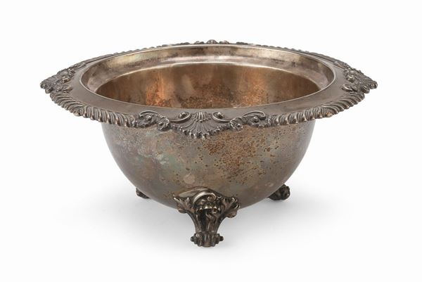 VASCHETTA IN SILVERPLATED, REGNO UNITO XIX SECOLO
