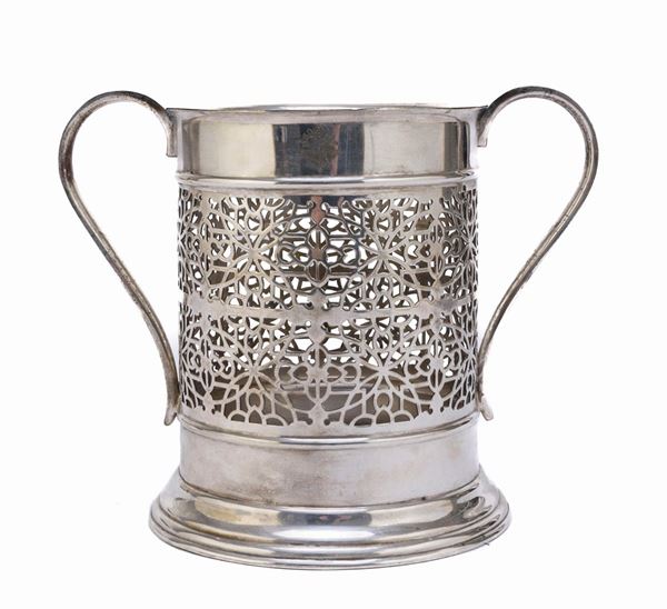 PORTABOTTIGLIE IN SILVERPLATED, PUNZONE INGHILTERRA 1900