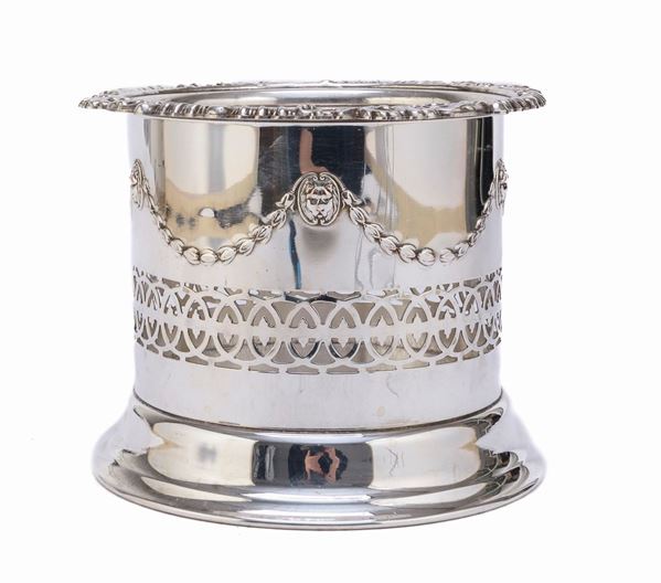 PORTABOTTIGILIE IN SILVERPLATED, 1950