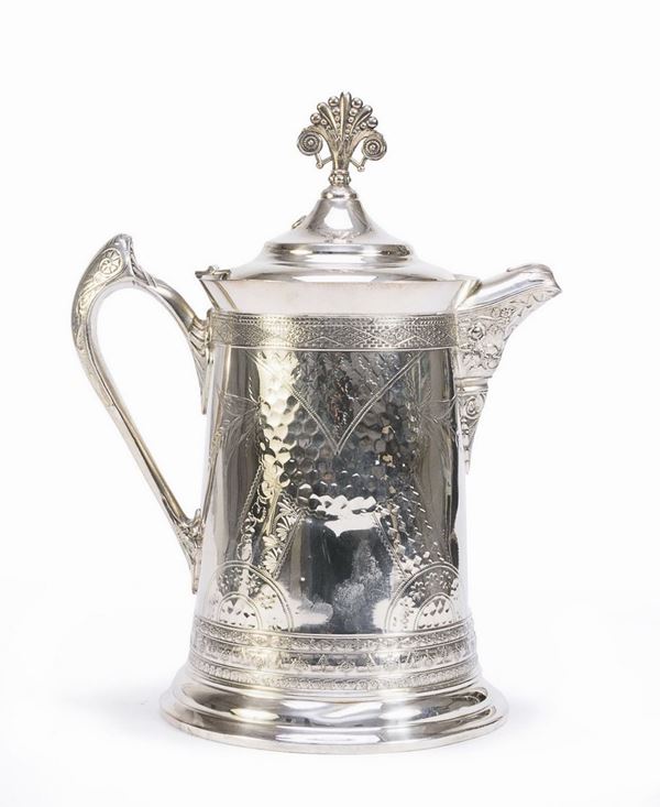 GRANDE TANKARD IN SILVERPLATED, NEW YORK 1886/1928