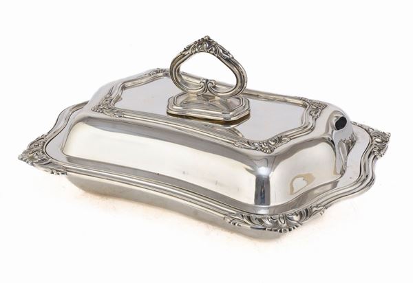 LEGUMIERA IN SILVERPLATED, PROBABILMENTE ITALIA 1920/1950