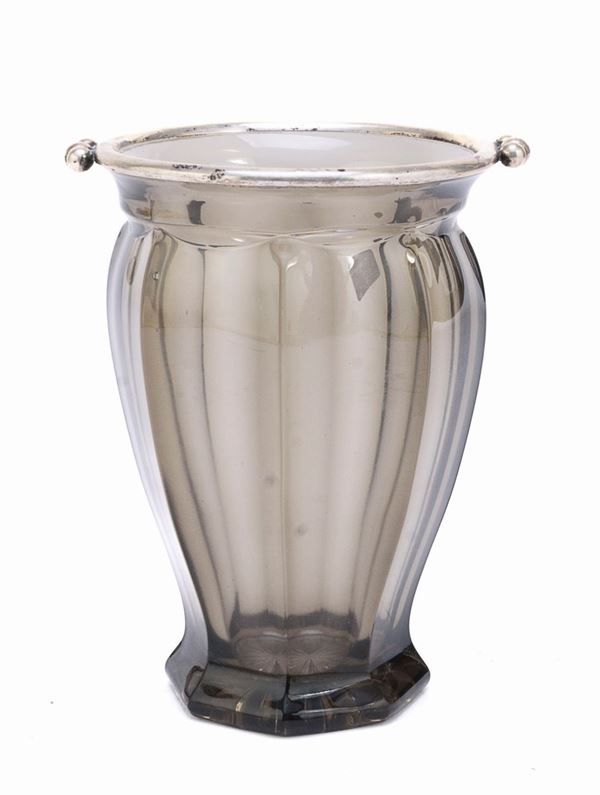 VASO IN VETRO FUM&#200;, ANNI &#39;30