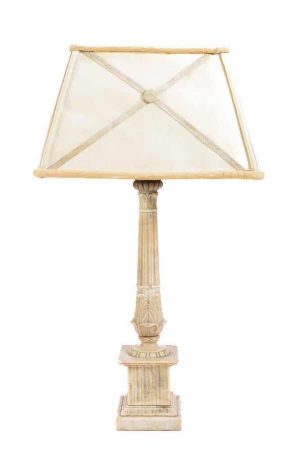 LUME IN MARMO BIANCO