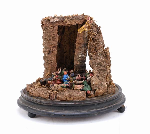 PICCOLO PRESEPE IN SUGHERO