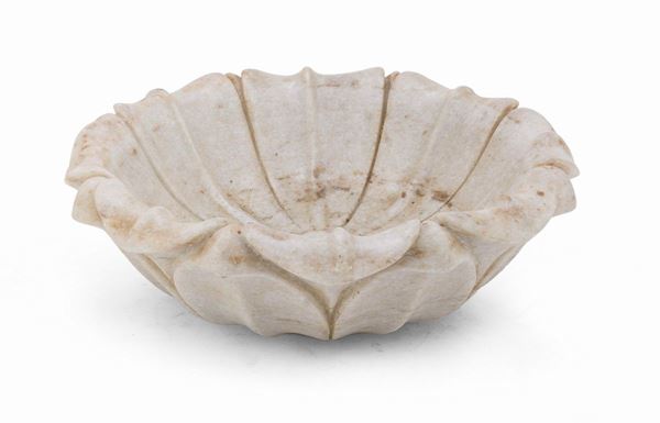 VASCA IN MARMO BIANCO