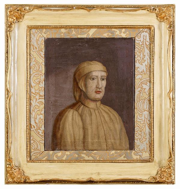 DIPINTO DANTE DELL&#39;INIZIO DEL XIX SECOLO