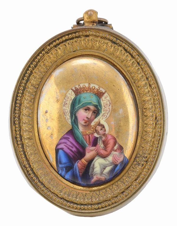 MINIATURA IN PORCELLANA, XIX SECOLO