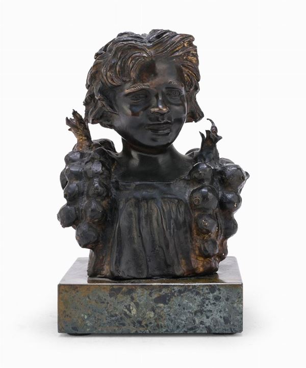 BRONZO PESCATORELLO DI GIOVANNI DE MARTINO