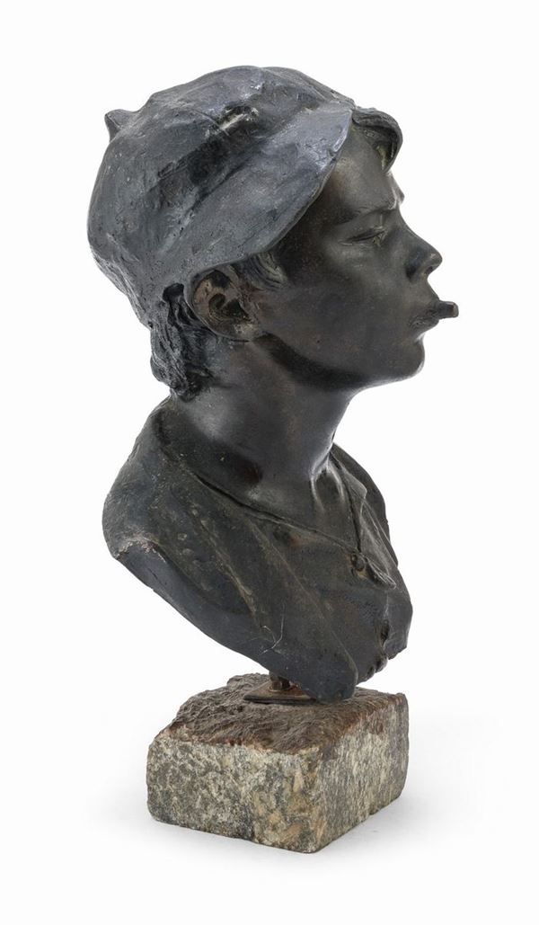BRONZO SCUGNIZZO DI GIOVANNI DE MARTINO
