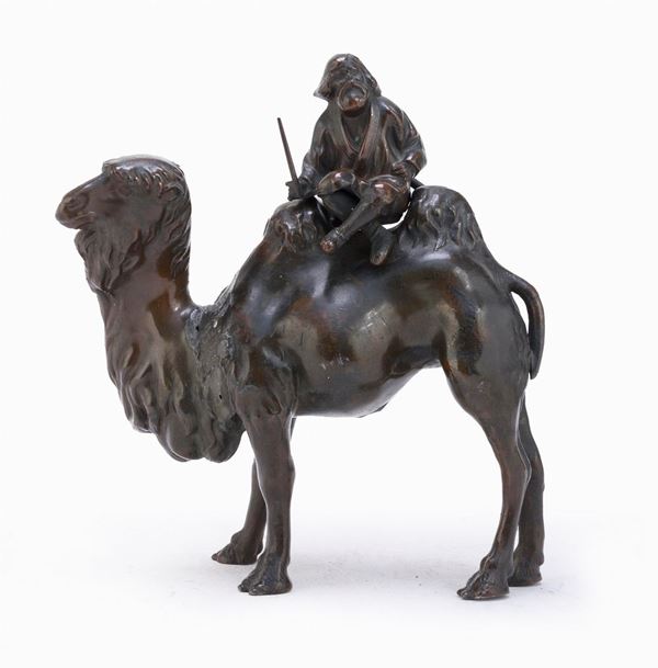 SCULTURA DI CAMMELLO IN BRONZO