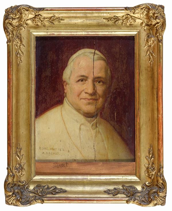 RITRATTO DI PIO IX DI DOMINIQUE ANTOINE MAGAUD