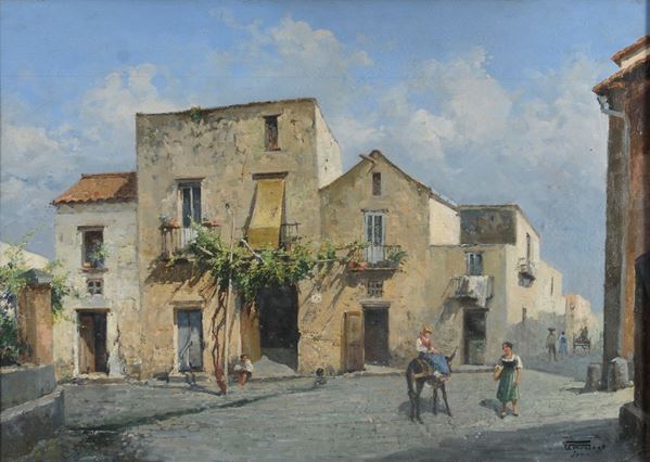 DIPINTO SOMMA VESUVIANA DI VINCENZO CANINO