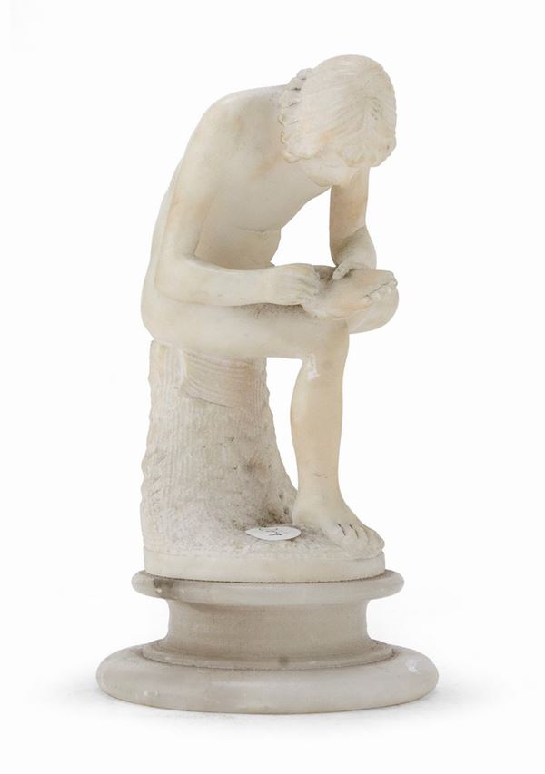 SCULTURA DEL CAVASPINA IN ALABASTRO