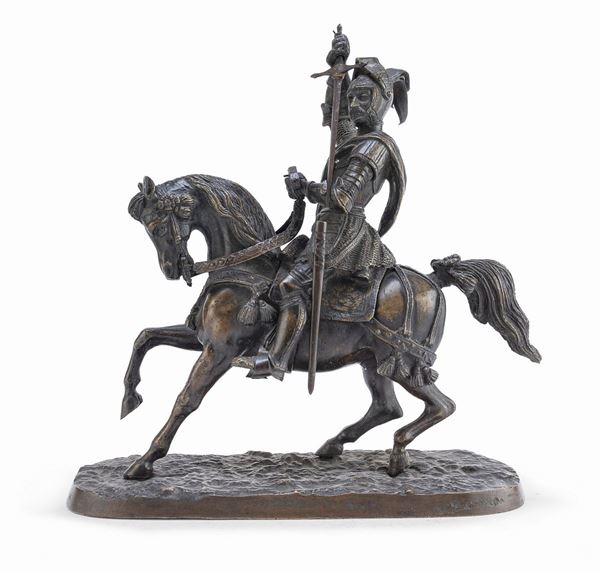 BRONZO DEL MONUMENTO EQUESTRE A ETTORE FIERAMOSCA