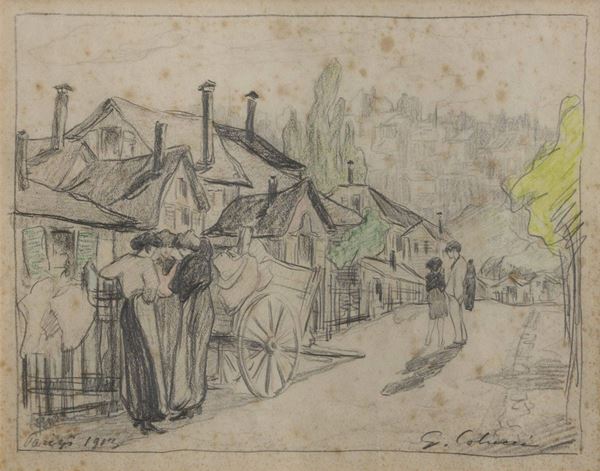 DISEGNO PAESE DI GUIDO COLUCCI