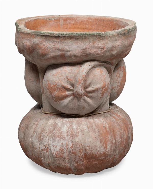 VASO DA GIARDINO IN TERRACOTTA,