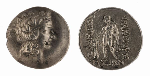 MONETA GRECA THASOS TETRADRAMMA