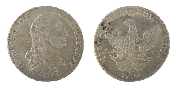 MONETA FERDINANDO III, SICILIA 1799