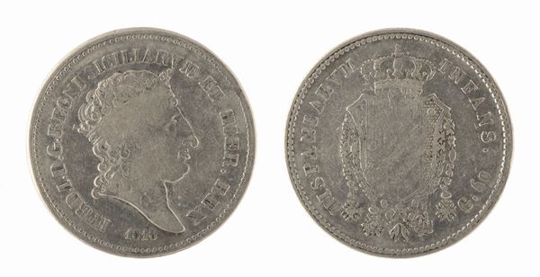 MONETA 60 GRANA, REGNO DUE SICILIE 1818