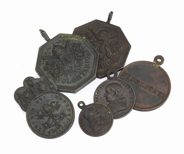 LOTTO DI SEI MEDAGLIE