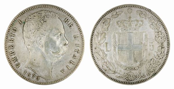 MONETA DI ZECCHE ITALIANE, 1879
