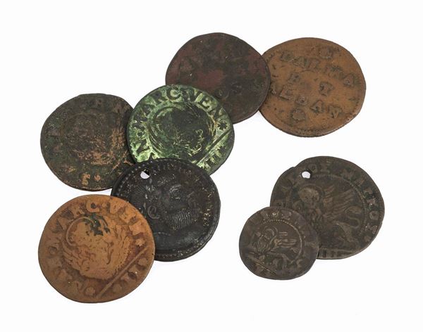 LOTTO DI OTTO MONETE
