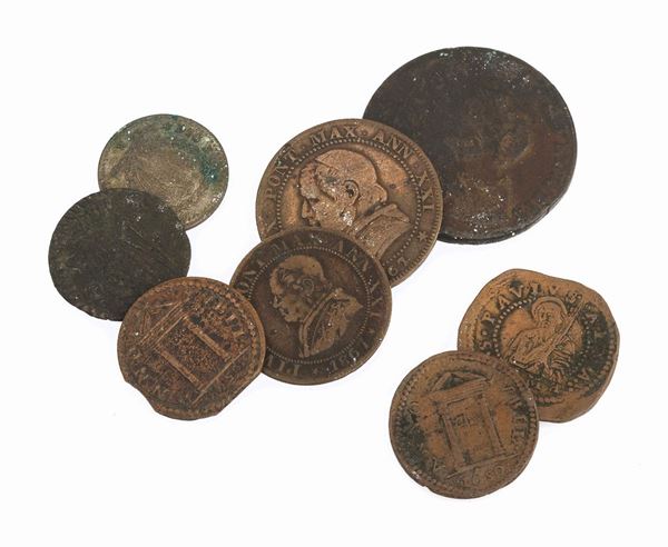 LOTTO DI OTTO MONETE
