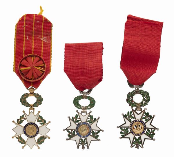 MEDAGLIA LEGION D&#39;ONORE, REPUBBLICA FRANCESE
