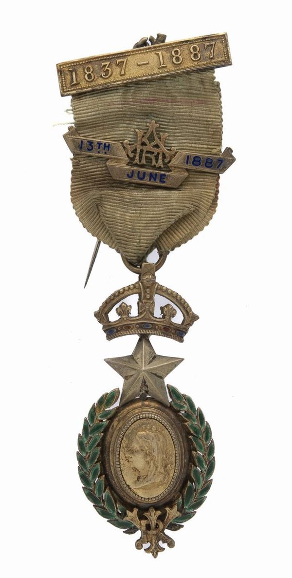 MEDAGLIA MASSONERIA, INGHILTERRA XIX SECOLO
