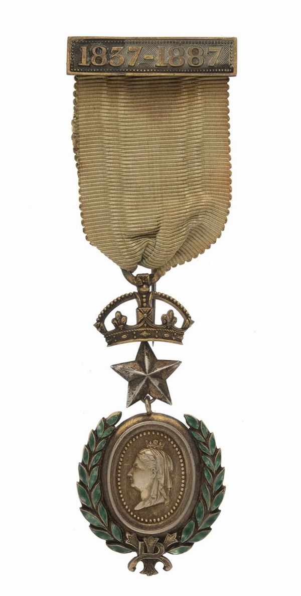 MEDAGLIA MASSONERIA, INGHILTERRA XIX SECOLO
