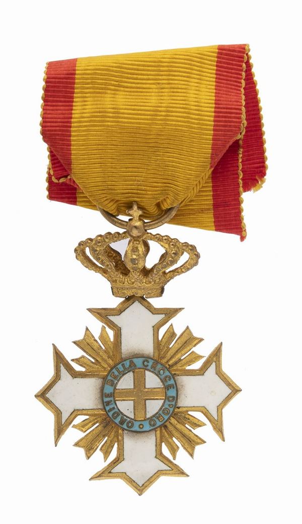 CROCE IN SMALTI, ORDINE DELLA CROCE D&#39;ORO