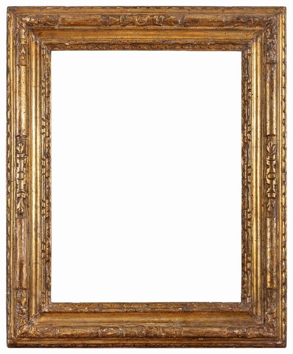 CORNICE ROMANA IN LEGNO DORATO