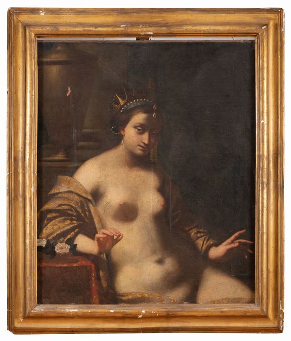DIPINTO CLEOPATRA (?) ATTRIBUITO AD ANTONIO BELLUCCI