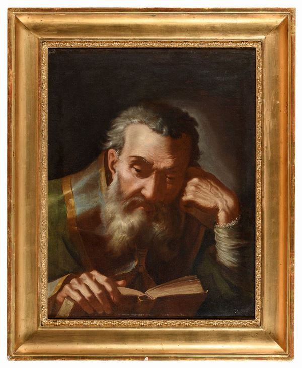 DIPINTO SANT&#39;AMBROGIO DI PITTORE NAPOLETANO