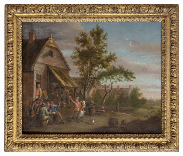 DIPINTO KERMESSE DI SEGUACE DI DAVID TENIERS