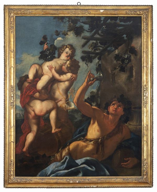 DIPINTO ALLEGORIA DELL&#39;AUTUNNO DI GIACINTO BRANDI