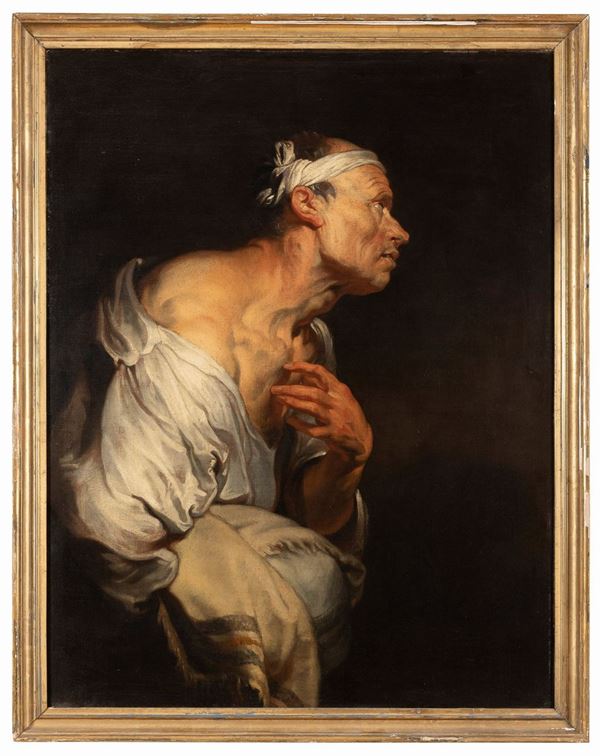 DIPINTO IL MALATO RISANATO DELL&#39;AMBITO DI ANTOON VAN DYCK
